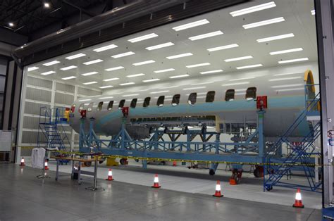 The Assembly Of The Global 7500 Fuselage By Stelia In Mirabel Wings