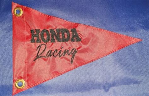 Custom Triangle Honda Racing Safety Flag Atv Dirt Bike Utv Dune Safety