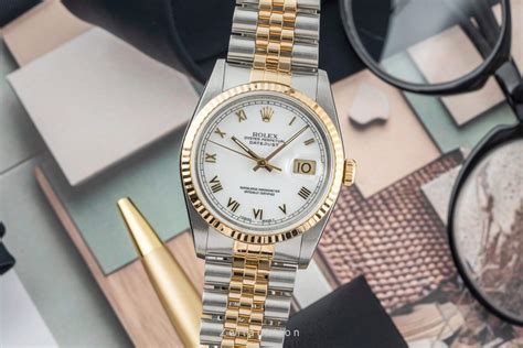 Rolex Datejust Stahl Gold Automatik Kal 3135 Ref 16233 2402216