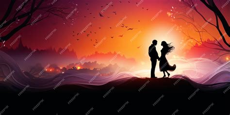 Premium Photo | Romantic Sunset with beautiful couple