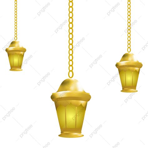 Lampu Emas Islam Lampu Islamic Lentera Islamic Ornamen Islam Png Dan