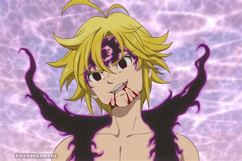 Meliodas Assault Mode Anime Style V2 By Criszeldris1 On Deviantart