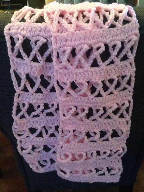 Ravelry Mary Lorraine S Breast Cancer Awareness Scarf