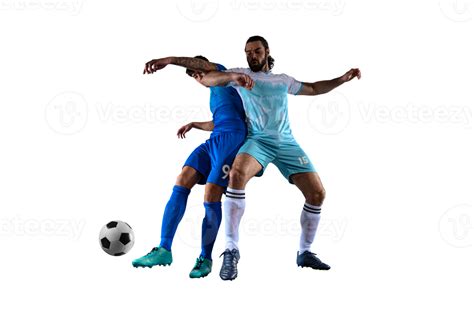 Soccer players action during a football game 21084942 PNG