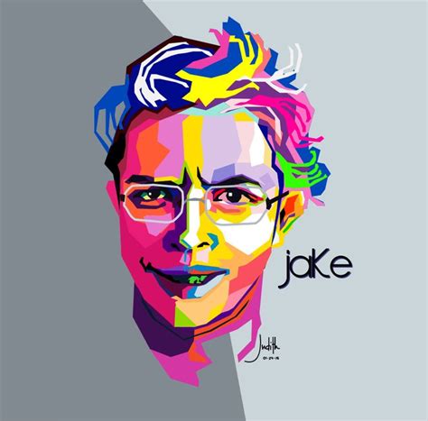 Jake Ventura (WPAP) Adobe Illustrator CS6 | Illustrator cs6, Adobe ...