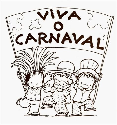 Atividades Para Colorir Carnaval