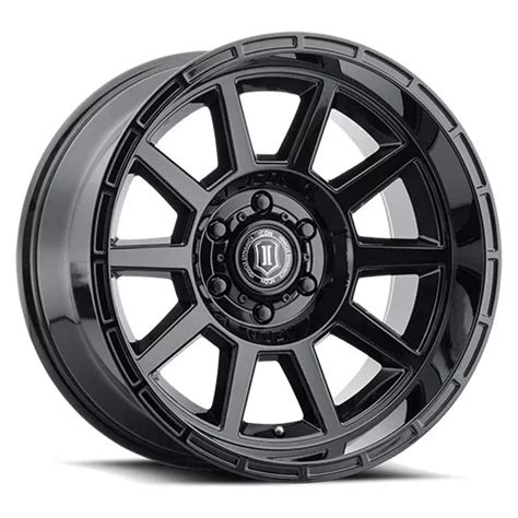 Llanta Aro 20 6x139 Icon Alloys Recoil Gloss Black Cuotas sin interés