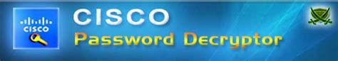 Cisco Password Decryptor