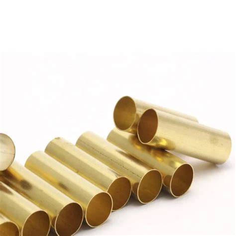 H62 H65 Brass Capillary Pure Copper Thin Walled Tube T2 Copper Tube Round Tube Sleeve Copper