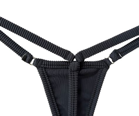 Slate Gray Nano Bikini Bottom Micro Gigi