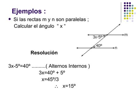 Ngulos Entre Rectas Paralelas Ppt Descarga Gratuita