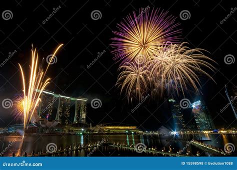 Fireworks at Youth Olympic Games Opening (3) Editorial Stock Photo ...