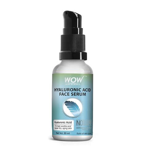 WOW Skin Science Hyaluronic Acid Moisturising Face Serum Soothing