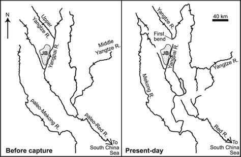 Summary Of The River Capture Model Showing How Pre Capture There Was A