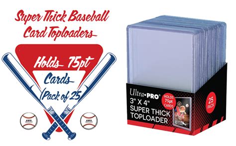 Ultra Pro X Super Thick Pt Toploader Ct Heavy Duty Card