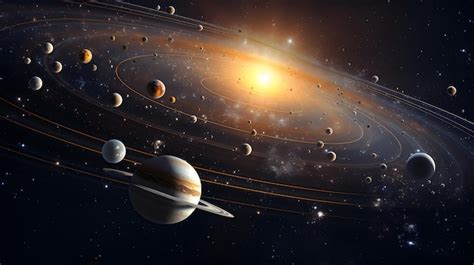 Premium Photo Realistic Solar System 8k Detailed