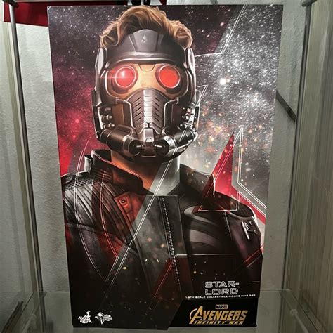 Used Avengers Infinity War 12 Inch Action Figure 1 6 Scale Star Lord Hot Toys Shopee Singapore
