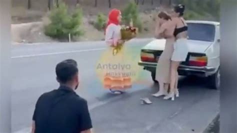 Antalya Da S Ra D Bir Evlilik Teklifi Gelin Korku Dolu Anlar Ya Ad