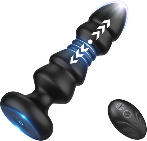 Thrusting Anal Vibrator Anal Sex Toy Remote Control Vibrating Butt