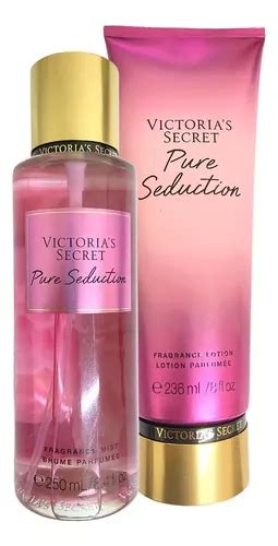 Set Victoria S Secret Crema Y Body Locion Pure Seduction Envío Gratis