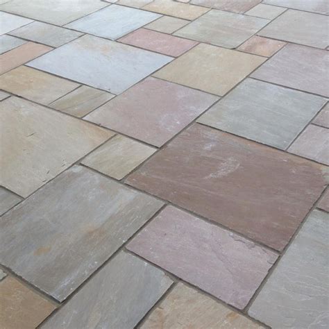 Autumn Brown Indian Sandstone Paving Patio Packs | Stone Paving Direct