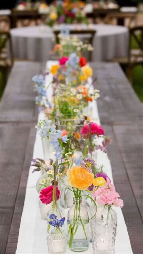 Wildflower Wedding Centerpieces