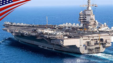 The World's Biggest & Strongest Warship - Nuclear Supercarrier USS ...