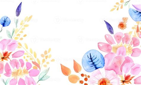 watercolor floral background 20568303 Stock Photo at Vecteezy