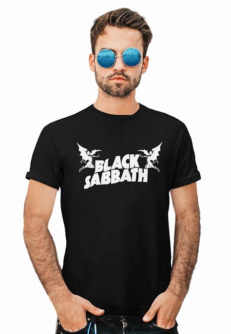 Camiseta Black Sabbath Banda Rock Heavy Metal Feth Camisetas