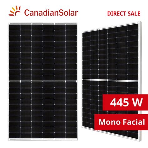 High Efficiency Solar Panel Half Cell Mono W Canadian Solar Panel