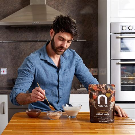 Naturya Organic Cacao Maca Overnight Oats Gluten Free With Hemp