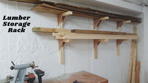 How To Make Lumber Storage Rack Diy And Cheap From Scrap Wood