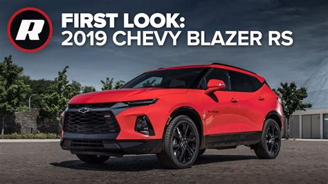 First Look All New 2019 Chevy Blazer RS