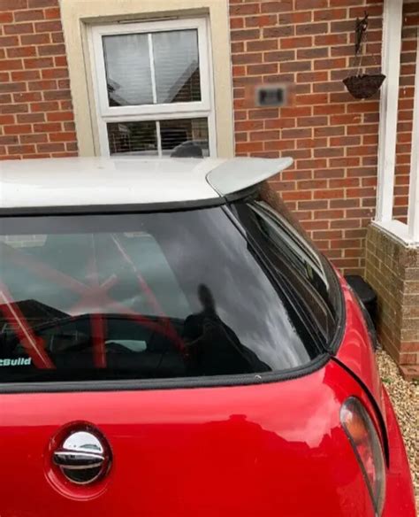 mini cooper   aero rear spoiler replica easy bolt   post