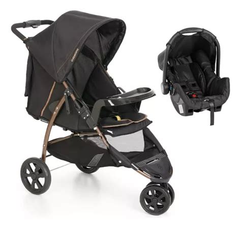 Cochecito Cross Trail Con Rejilla Baby Comfort Grid Negro Chasis