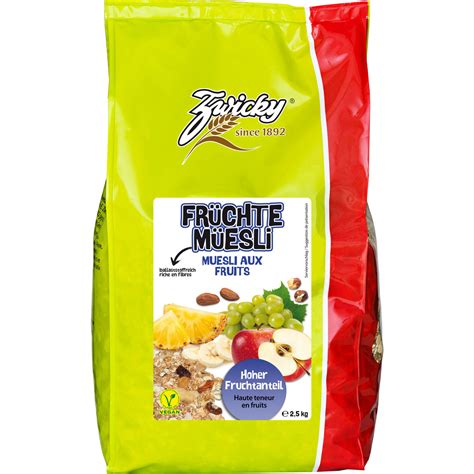 Transgourmet Österreich Zwicky Früchte Müsli 2 5 kg