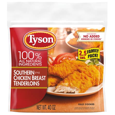 Tyson Fully Cooked And Breaded Southern Style Chicken Breast