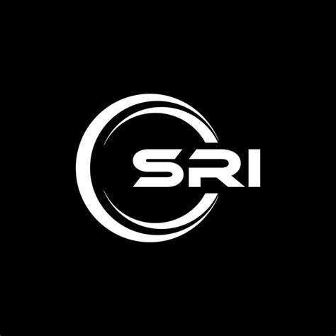 Diseño Del Logotipo De La Letra Sri En La Ilustración Logotipo