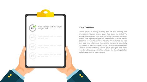 4 Step Checklist PowerPoint Template Slidebazaar