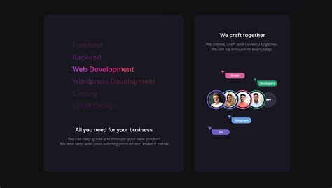 Startup Portfolio/ Agency UI/UX Concept (Dark Mode) by Donnya Hajian on
