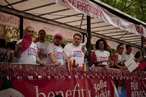 Participant Of Street Parade Of The Christopher Street Day Csd Gay