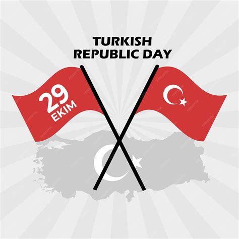 Premium Vector | 29 october turkey republic day, 29 ekim turkey happy