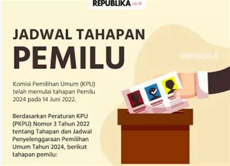 Info Pemilu 2024 Ini Tahapan Dan Jadwal Pemilu Legislatif Dpd Dan