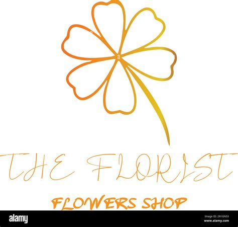 florist flowers shop logo template vector file   modern