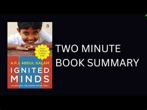 Ignited Minds By A P J Abdul Kalam Book Summary Youtube