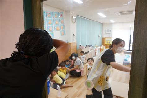 避難訓練を行いました～不審者編～ 香椎しもばる保育園｜福岡市東区（認可保育園）香椎しもばる保育園｜福岡市東区（認可保育園）