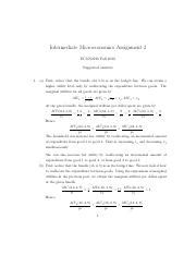 F Assignment Suggested Answers Pdf Intermediate Microeconomics