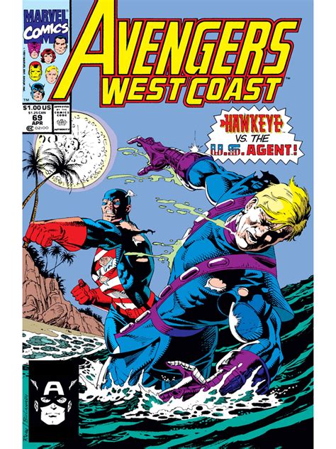 Classic Marvel Comics On Twitter West Coast Avengers 69 Cover Dated