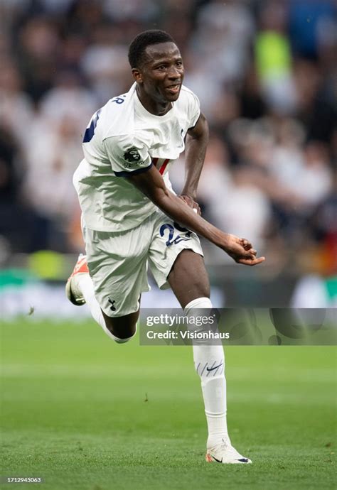 Pape Matar Sarr of Tottenham Hotspur during the Premier League match ...