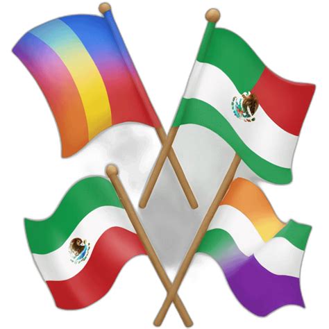 lgbt flag  mexican flag emoji ai emoji generator